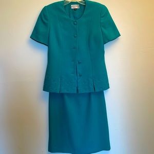Kasper Blue/green dress